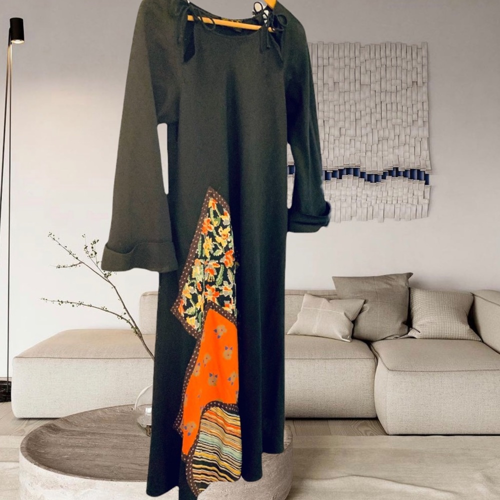70s Koos van den Akker patchwork dress